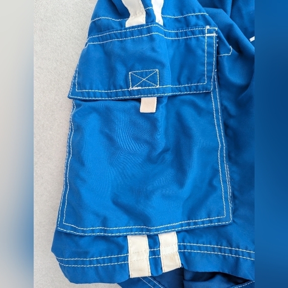 OKANU Surf blue and white swim trunks shorts for men size 3X - Picture 4 of 5